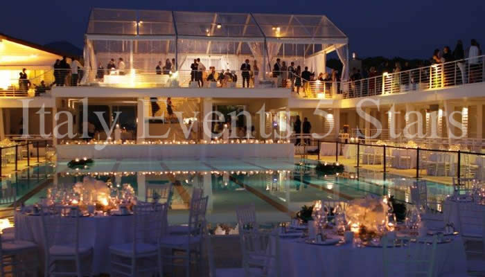 Beachside corporate event in Versilia